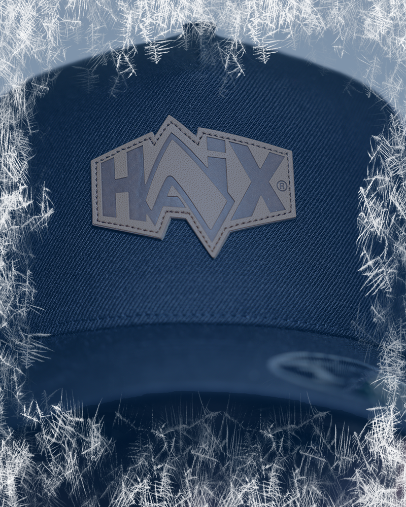 Stocking Stuffers category featuring a HAIX snapback cap on a white background with a frost border effect